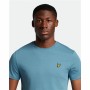 T shirt à manches courtes Lyle & Scott V1-Plain Bleu clair Homme