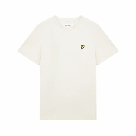 T shirt à manches courtes Lyle & Scott V1-Plain Blanc Naturel Homme