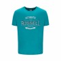 Camiseta de Manga Corta Russell Athletic Amt A30081 Aguamarina Hombre