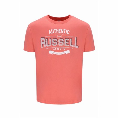 Camiseta de Manga Corta Russell Athletic Amt A30081 Coral Hombre