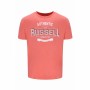 Camiseta de Manga Corta Russell Athletic Amt A30081 Coral Hombre