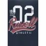 Camiseta de Manga Corta Russell Athletic Amt A30101 Azul oscuro Hombre