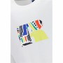 T shirt à manches courtes Russell Athletic Emt E36211 Blanc Homme