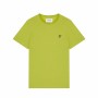 T shirt à manches courtes Lyle & Scott V1-Plain Vert Homme