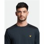 Camiseta de Manga Corta Lyle & Scott Sp1-Shoulder Branded Negro Hombre