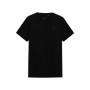 T shirt à manches courtes 4F Regular Plain Noir Homme