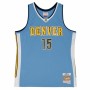 t-shirt de basket Mitchell & Ness Denver Nuggets 2016-17 Nikola Jokic Nº15 Aigue marine