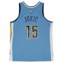 Camiseta de baloncesto Mitchell & Ness Denver Nuggets 2016-17 Nikola Jokic Nº15 Aguamarina