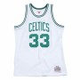 Camiseta de baloncesto Mitchell & Ness Boston Celtics Nº33 Larry Bird Blanco