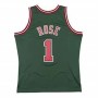 Camiseta de baloncesto Mitchell & Ness Chicago Bulls 2008-09 St Patrick's Day edition Nº8 Derrick Rose Verde