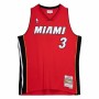 Camiseta de baloncesto Mitchell & Ness Miami Heat 2005-06 Nº3 Dwayne Wade Rojo