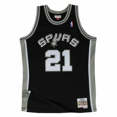 t-shirt de basket Mitchell & Ness San Antonio Spurs 1998-99 Nº21 Tim Duncan Noir