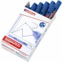 Rotulador para Pizarra Edding 360 Recargable Azul (10 Unidades)