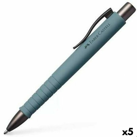 Crayon Faber-Castell Poly Ball XB Rechargeable Gris (5 Unités)