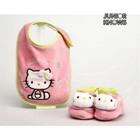 Set Babero y Botitas Hello Kitty 9425