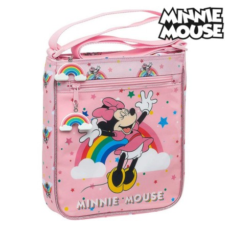 Bolso Bandolera Minnie Mouse Rainbow (21 x 25 x 4.5 cm)