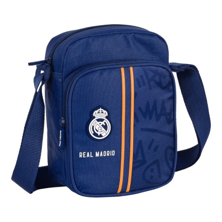 Bolso Bandolera Real Madrid C.F. Azul (16 x 22 x 6 cm)