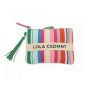 Bolso de Mano Lola Casademunt Rayas Textil