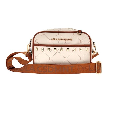 Bolso Bandolera Lola Casademunt Beige Marrón