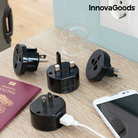 Adaptador de Enchufe Universal de Viaje Electrip InnovaGoods