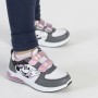 Baskets LED Minnie Mouse Velcro Gris