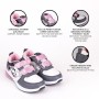 Baskets LED Minnie Mouse Velcro Gris