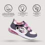 Baskets LED Minnie Mouse Velcro Gris