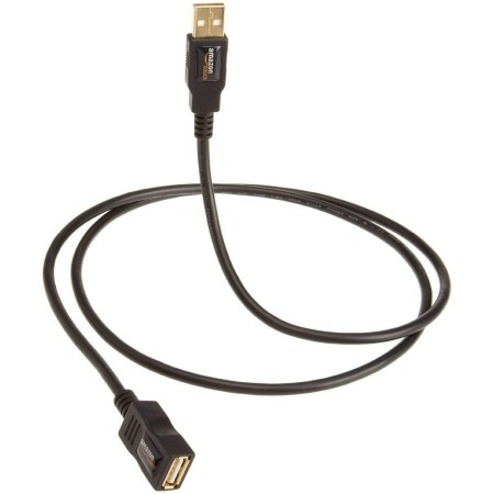 Cable Alargador USB Amazon Basics B001TH7GUU Negro 3 m (Reacondicionado A)