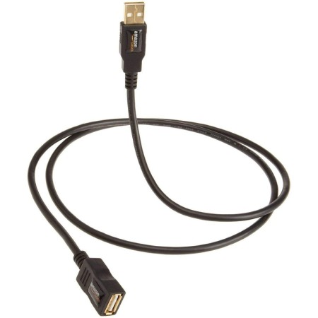Câble Rallonge à USB Amazon Basics B001TH7GUU Noir 3 m (Reconditionné A)