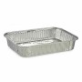 Set de Fuentes de Cocina Desechable Rectangular Aluminio 31,5 x 6,5 x 20,5 cm (24 Unidades)