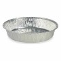 Set de Fuentes de Cocina Desechable Redonda Aluminio 21,5 x 5,5 x 21,5 cm (24 Unidades)