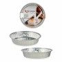 Ensemble de plats pour la cuisine Jetable Ronde Aluminium 21,5 x 5,5 x 21,5 cm (24 Unités)