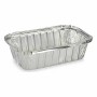 Ensemble de plats pour la cuisine Jetable Avec couvercle Aluminium 800 ml 11,5 x 7 x 22 cm (24 Unités)