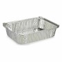 Set de Fuentes de Cocina Desechable Con Tapa Aluminio 19 x 6,8 x 25,5 cm (24 Unidades)