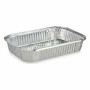 Ensemble de plats pour la cuisine Jetable Avec couvercle Aluminium 21 x 6 x 30,5 cm (24 Unités)