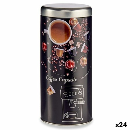 Boîte Café Noir Métal 1 L (24 Unités)