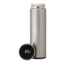 Thermos de Voyage Écran LED Argenté Silicone Acier inoxydable Plastique 400 ml (12 Unités)