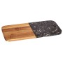 Tabla de cortar Negro Mármol Madera de acacia 18 x 1,5 x 38 cm (8 Unidades)