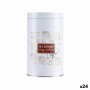 Bote My kitchen My Rules Café Blanco Hojalata 10,4 x 18,2 x 10,4 cm (24 Unidades)