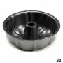 Molde para Horno Anillo Gris oscuro Metal 25,4 x 8 x 25,4 cm (12 Unidades)