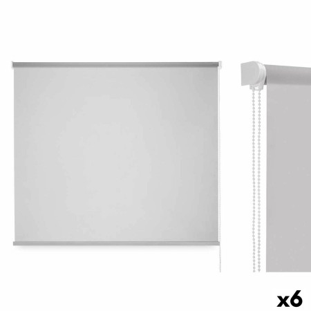 Store à enrouleur 120 x 180 cm Gris Tissu Plastique (6 Unités)