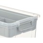 Boîte Multiusage Gris Transparent Plastique 9 L 35,5 x 17 x 23,5 cm (6 Unités)
