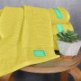 Ensemble de serviettes de toilette Benetton Rainbow Jaune 100 % coton