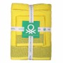 Ensemble de serviettes de toilette Benetton Rainbow Jaune 100 % coton