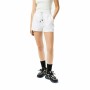 Short de Sport pour Femme Lacoste Two-Ply Cotton Blanc