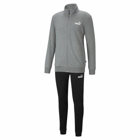 Conjunto Deportivo para Adultos Puma Clean Sweat Suit Gris Hombre