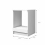 Mueble Auxiliar 60 cm Blanco