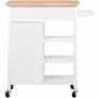 Meuble d'Appoint Martes 66,5 x 38,5 x 85,5 cm Blanc