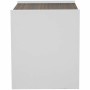 Table de Nuit Snow 48 x 40 x 30 cm Blanc