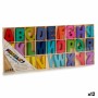 Letras Multicolor Madera (12 Unidades)